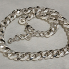Silver Plated Kanadalainen panssari kaulakoru Silver plated - pikkukuva 1