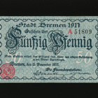 Saksa Notgeld 50 Pfennig, Bremen 15.12.1917 - pikkukuva 1