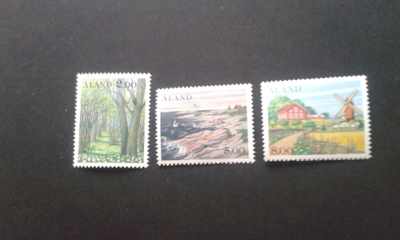 åland 1985 yleismerkit ahvenanmaan luonto**
