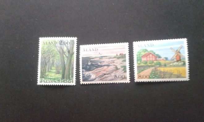 åland 1985 yleismerkit ahvenanmaan luonto**