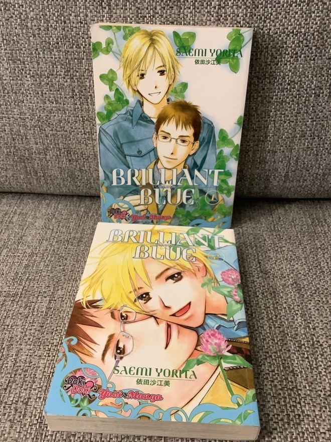 BRILLIANT BLUE  1 & 2  (YAOI MANGA)  (ENGL.)