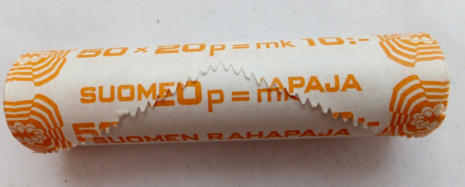 50 x 20 p 1990 Rahapajan Rulla