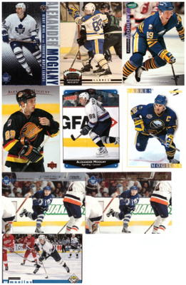9 x ALEXANDER MOGILNY Canucks, Maple Leaf, Sabres