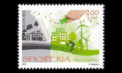 Albania 3522 ** Europa vihreä ajattelu (2016)