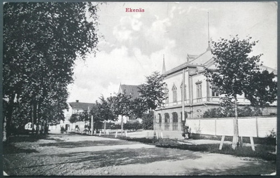 Ekenäs-Tammisaari, kaupunkikortti, sens.leimoin 1916