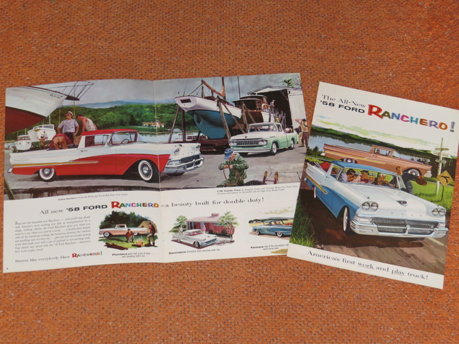 1958 Ford Ranchero Pickup esite -  KUIN UUSI