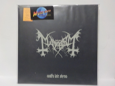 MAYHEM - WOLFS LAIR ABYSS  LP uk 2000 GREY VINYL  UUSI