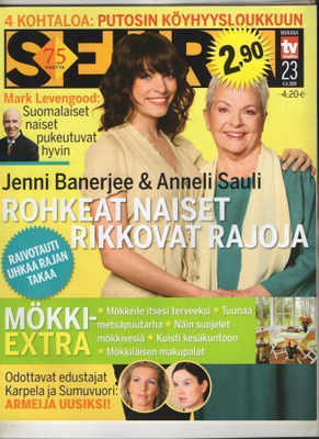Seura n:o 23 2009 Anneli & Jenni. Tanja & Johanna. Pekka Pus