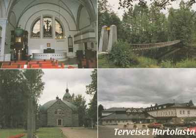 KIRKKOKORTTI - HARTOLAN KIRKKO - 1