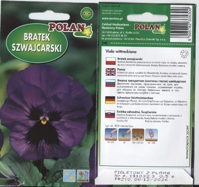 Orvokki violetti - siemenet #