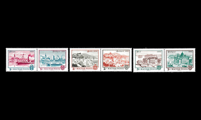 Unkari 2805-10p ** Pestin, Budan ja Óbudan yhdistyminen 100