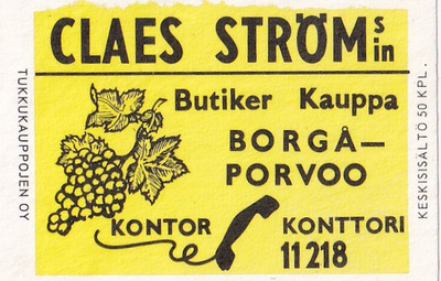 Borgå - Porvoo, Claes Ström , b431