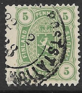Nelilukuiset 1885 5p (LAPE 20) O