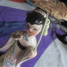 Ihana geisha tyttö 2 villakoiran kanssa/vanha - pikkukuva 2