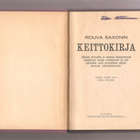 Lindström: Rouva Saxonin keittokirja, Terveys 1924, sid,K3 - pikkukuva 2