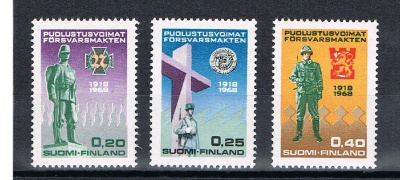 1968  Puolustusvoimat 50 v. (3)  ++