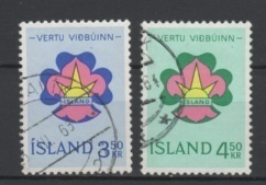 (S1907) ICELAND, 1964 (Boy Scouts). Mi ## 378-379. Used