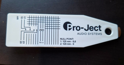 Pro-Ject äänirasian kohdistustyökalu