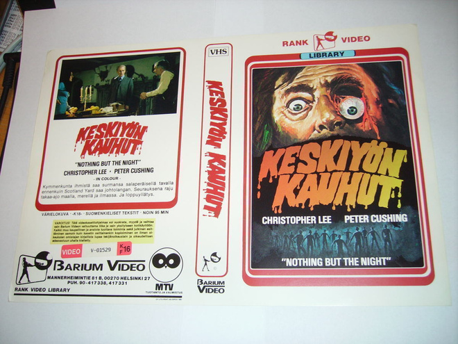 Vhs kansipaperi Fix - KESKIYÖN KAUHUT  (Sis.postikulut)