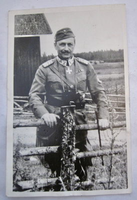 VANHA Postikortti Mannerheim Sota-aika