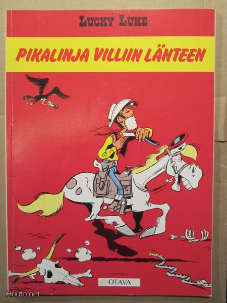 Lucky Luke Pikalinja Villiin länteen 1.painos
