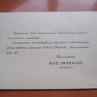 Helsinki Duo Invenius mainoskortti - 1949 - pikkukuva 2