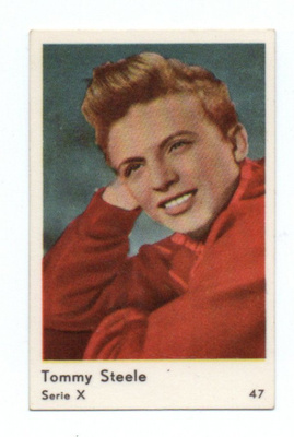 Purkkakuva Serie X n:o 47 TOMMY STEELE