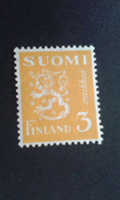 1945 keltainen 3mk**
