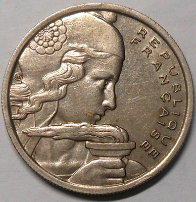 France. 100 francs 1957.