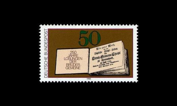 Saksa 1054 ** Moravian kirkko (1980)