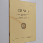 Genos nro 1 1979 : Suomen sukututkimusseura - pikkukuva 1