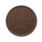 1 penni 1874 - hyväkuntoinen! - pikkukuva 1