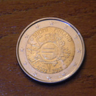 Suomi 2012 2 euro juhlaraha "euro 10 vuotta" - pikkukuva 1