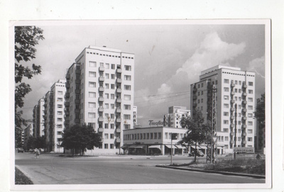Tampere tornitaloja kortti 50-lukuja.