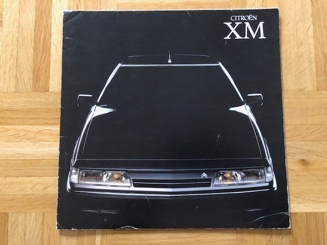 Esite Citroen XM 1990 suomi