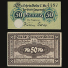 Saksa Notgeld 2 x 50 Pfg, Langensalza - pikkukuva 1