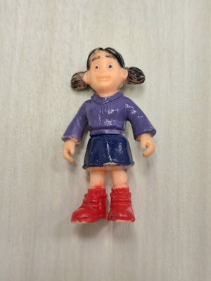 Vintage tyttö figuuri