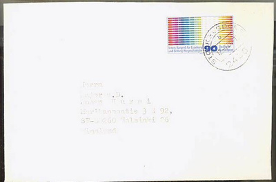 BRD Mi 1053 kirje Suomeen