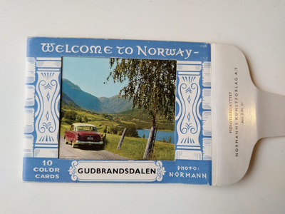 Welcome to Norway Gudbrandsdalen 10 color cards