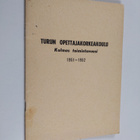 Turun opettajakorkeakoulu - Kolmas toimintavuosi 1951-1952 - pikkukuva 1