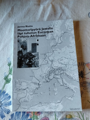 jorma riutta moottoripyörä jawalla läpi tuhotun euroopan poh
