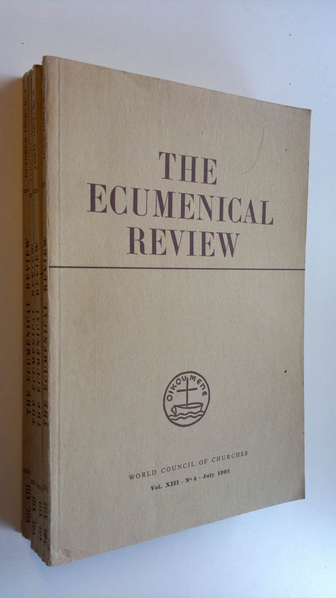 W.A. (edit.) Visser 't Hooft : The Ecumenical review No. ...