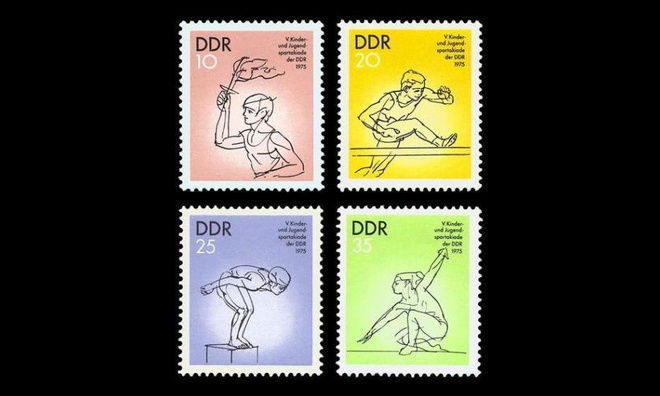 DDR 2065-8 ** Urheilu, nuorisospartakiadit (1975)