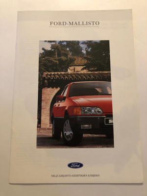 Myyntiesite - Ford mallisto - 7/1987