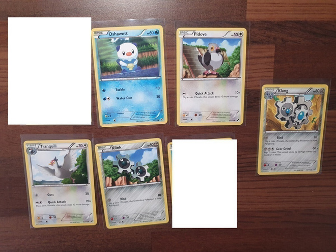 Pokemon  Black & White Sarjan kortteja yksittäin myynnissä