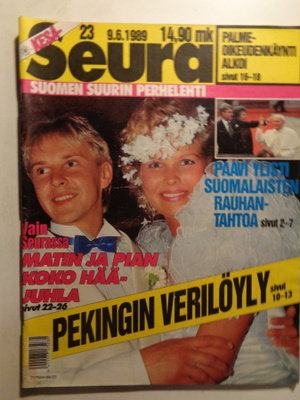 Seura lehti Nro 23/1989 (26.10)