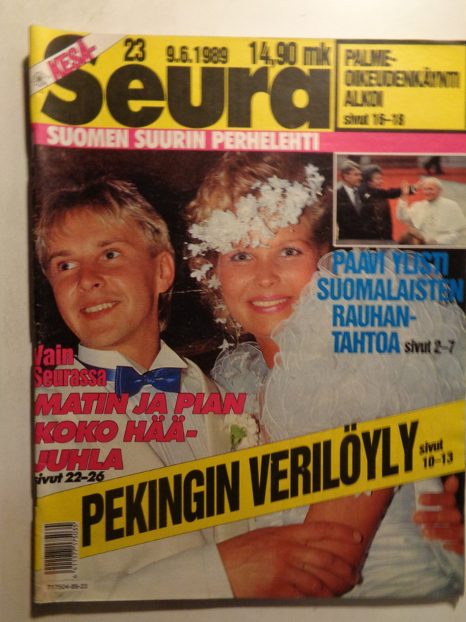 Seura lehti Nro 23/1989 (26.10)