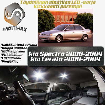 Kia Spectra / Cerato Sisätilan LED-sarja 6-osain