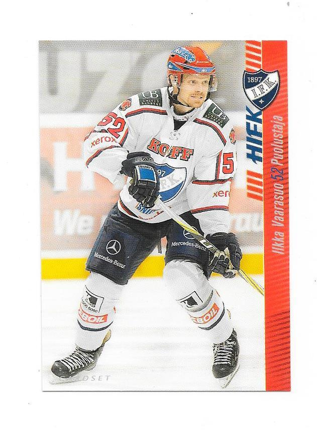 2012-13 CardSet #184 Ilkka Vaarasuo HIFK