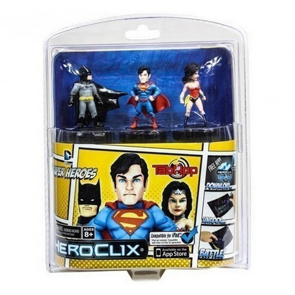 Heroclix DC Supersankarit TabApp, 3 Supersankaria *UUSI*